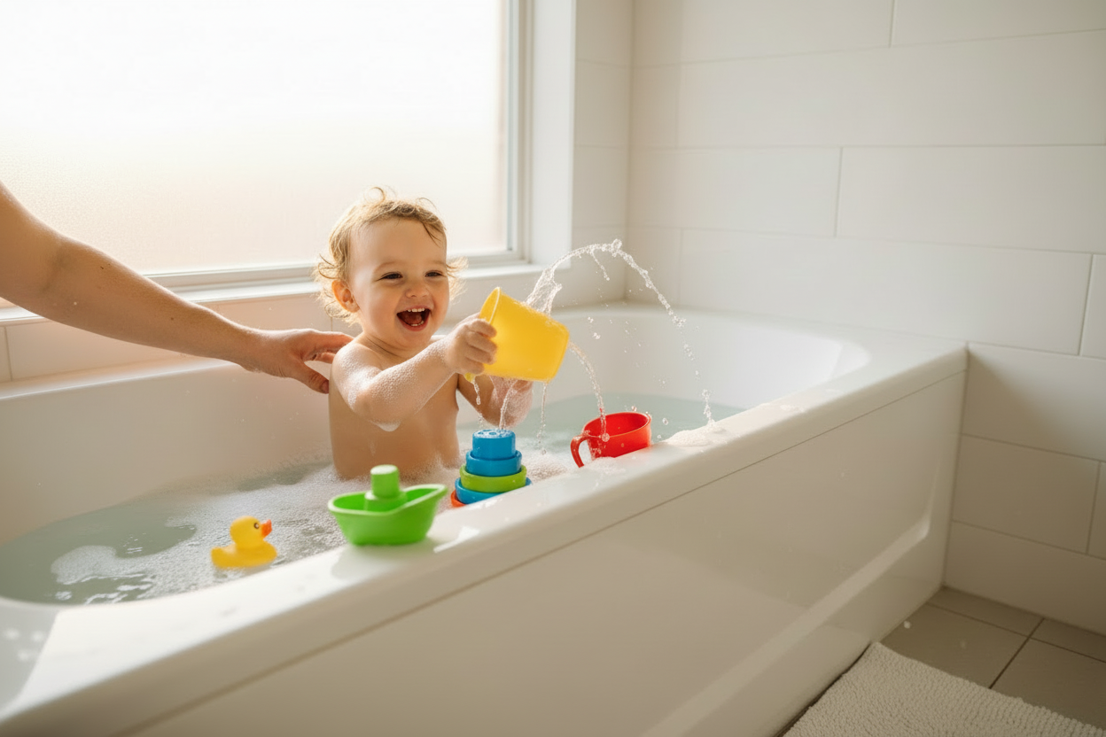 Simple Bath Time Games Toddlers Love