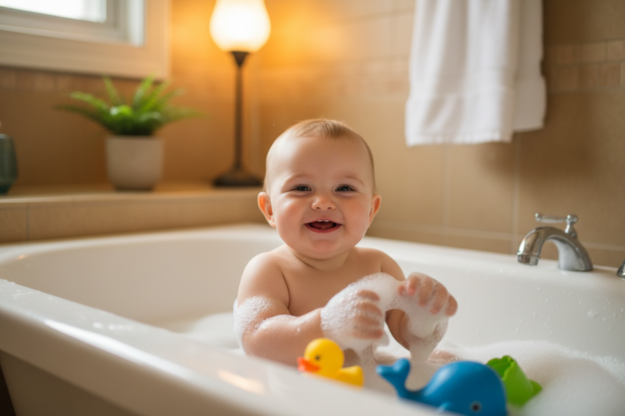 When Can Babies Start Playing With Bath Toys?